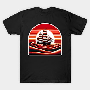 Ship in the Red Desert T-Shirt